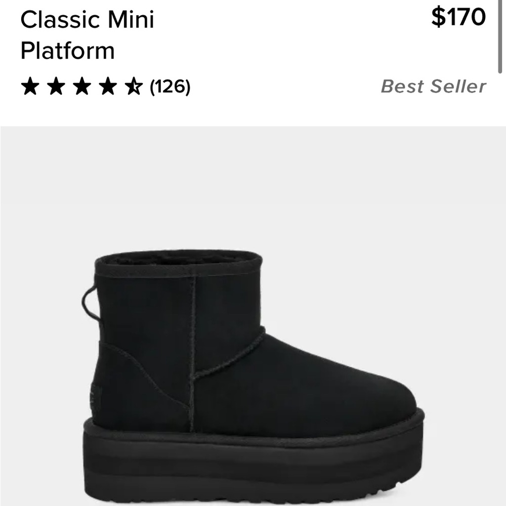 Classic Mini Platform Uggs. Brand New